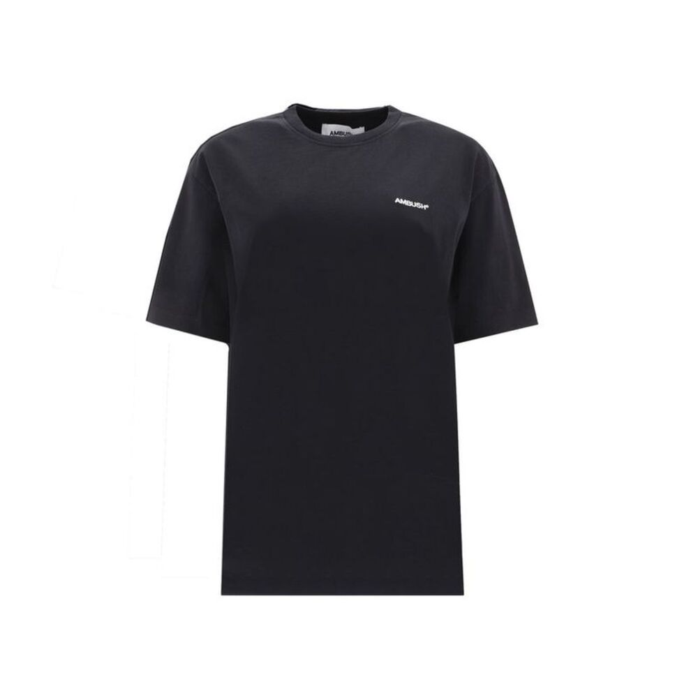 Ambush Black Cotton Women's T-Shirt